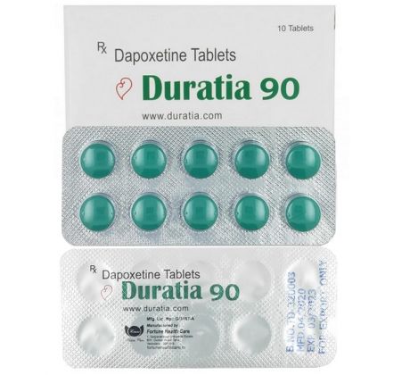 Duratia 90mg Dapoxetine: cena za 20ks tablet